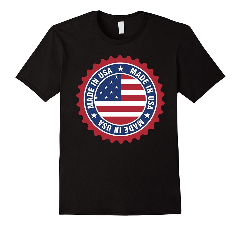 Made in USA Black T-Shirt